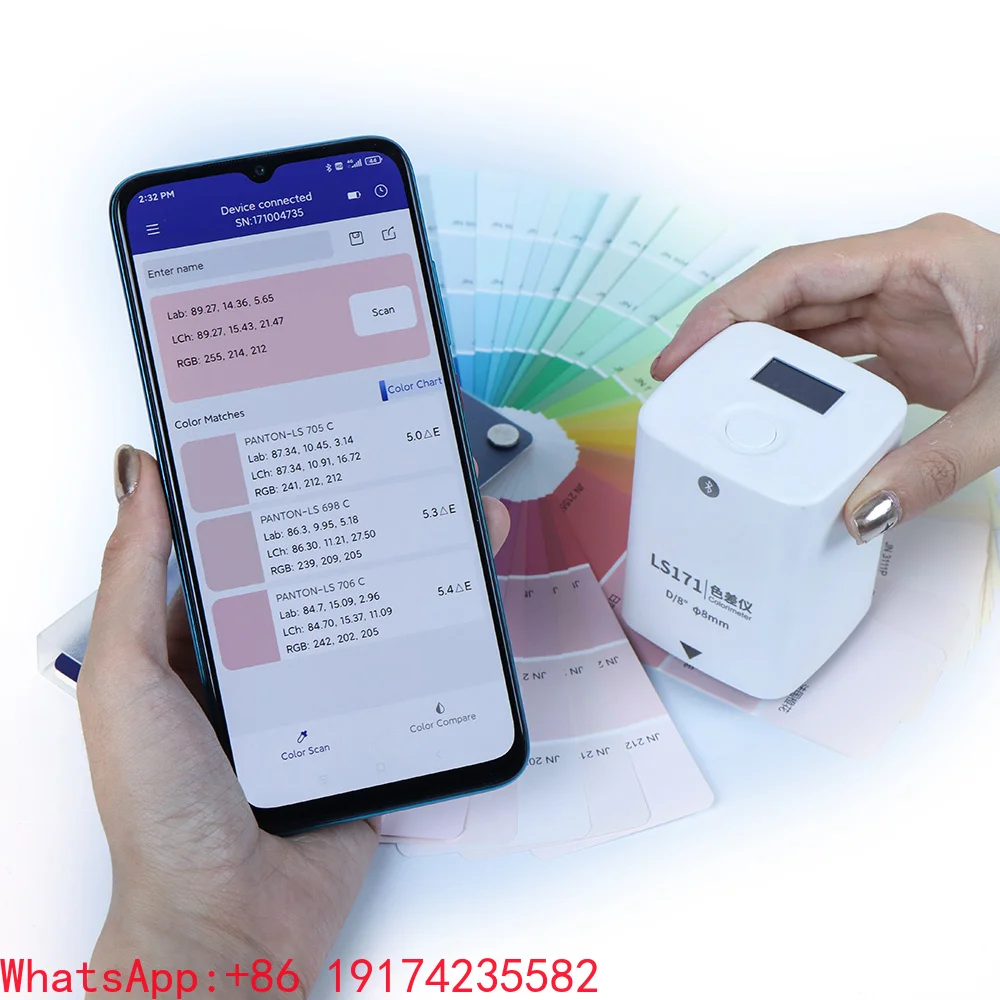 LS171 Precision Portable Colorimeter Color Matching Meter Price Pantone Paint Color Reader Handheld Colormeter Colorimeter
