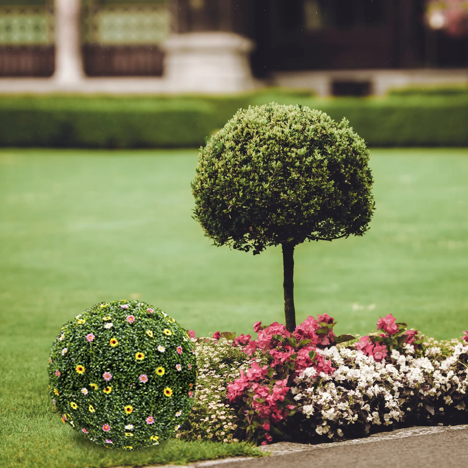 

10Pcs Sturdy Plastic Flower Ball Holder Breathable Ball Frame for DIY Flower Arrangement Wedding Party Decorative