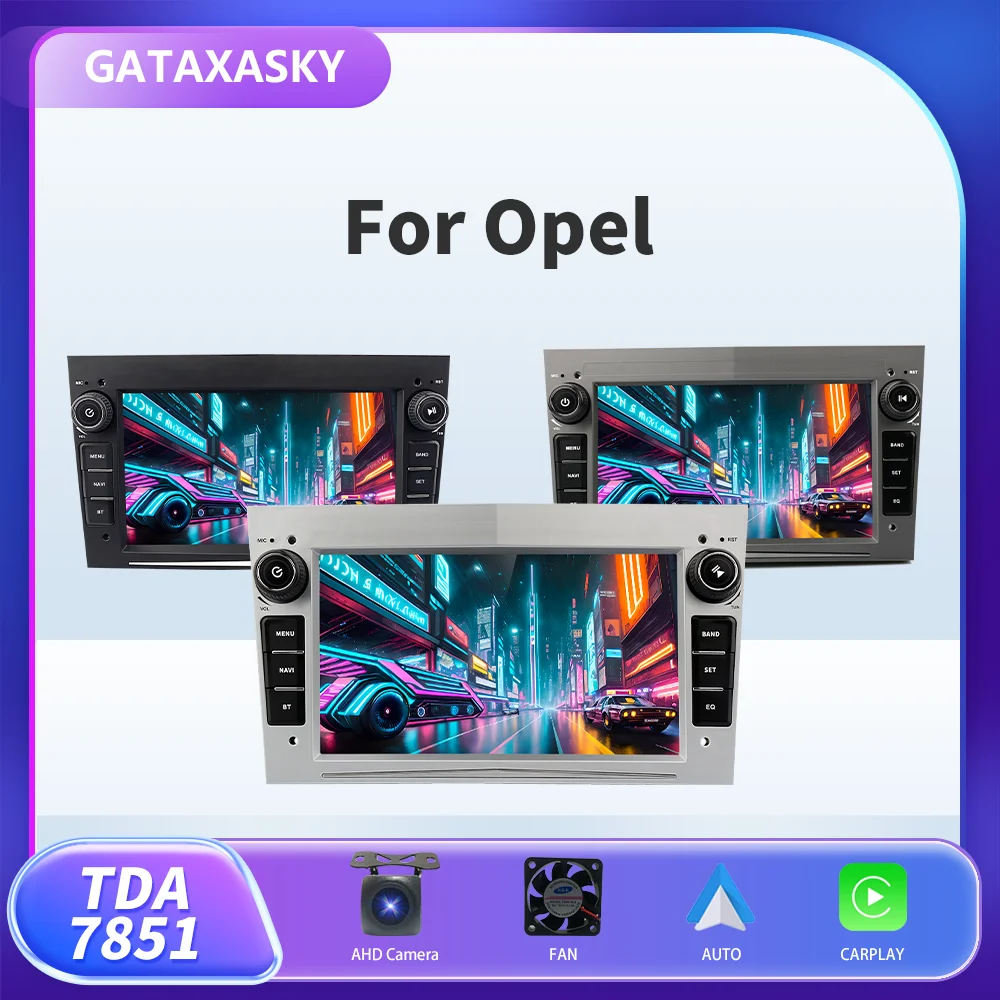 

GATAXASKY Car Android Multimedia For Opel Vivaro Signum Astra H corsa c d zafira b Vauxhall Astra H G J Antara vectra c b Radio