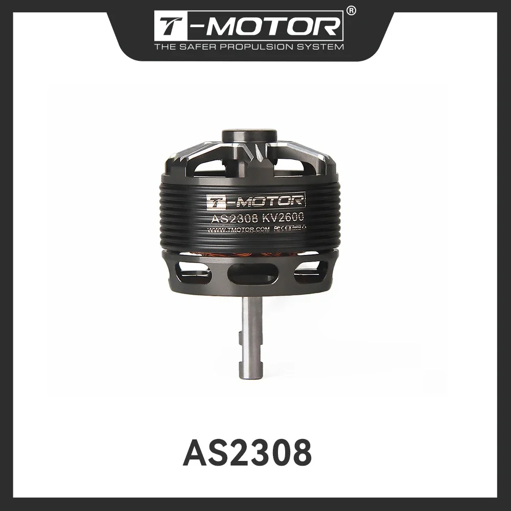 T-MOTOR AS2308 3-4S KV1450 KV2600 Long Shaft 3D Trainer Airplane Brushless Motor