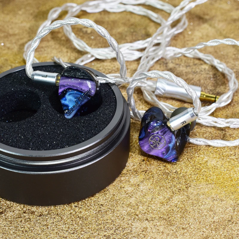 Sound Rhyme DTE900 1DD+4BA+4EST 9 Driver In-Ear HiFi Earphones IEMs 2 Pin Detachable Single Crystal Copper Silver Plating Cable