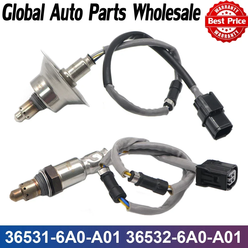 

2PCS New Oxygen O2 Sensor 36531-6A0-A01 36532-6A0-A01 For Honda Accord Acura RDX