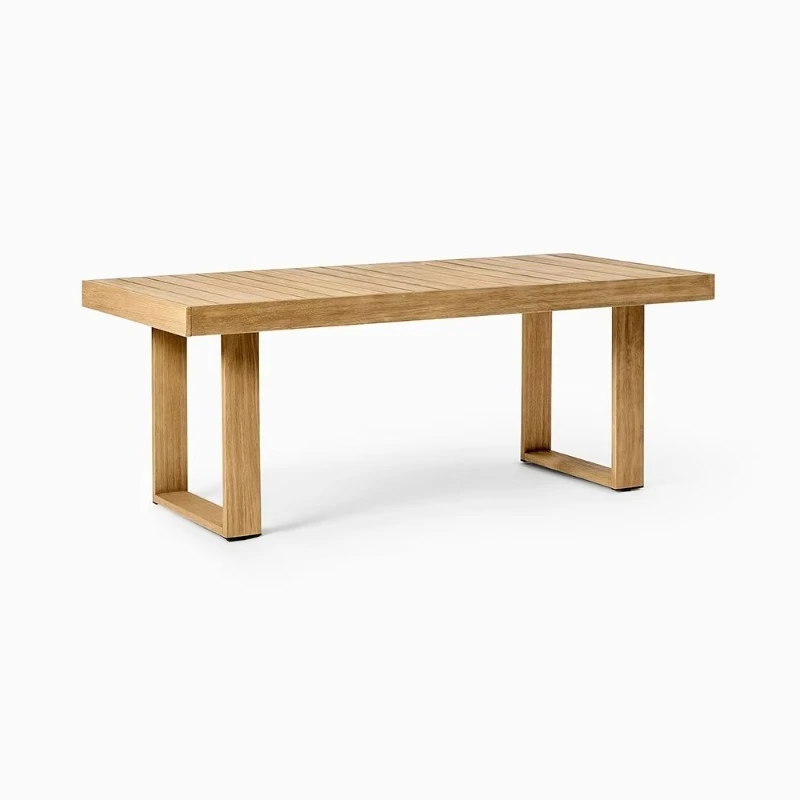 Rectangle Dining Table with Long Bench Outdoor Furniture