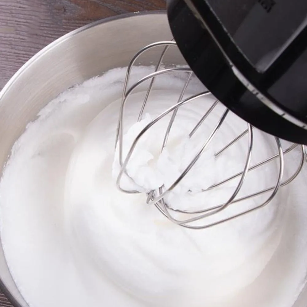 Stainless Steel Wire Whip Mixer Attachment Balloon Shaped Replacement Egg Beater Attachment Rustproof Blender Head