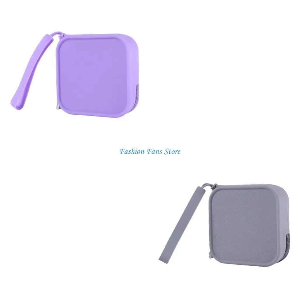 Minimalists Sturdy Silicone Coin And Jewelry Bag  Easy to Clean Suitable for Various Styles Storage Solution Daily Use