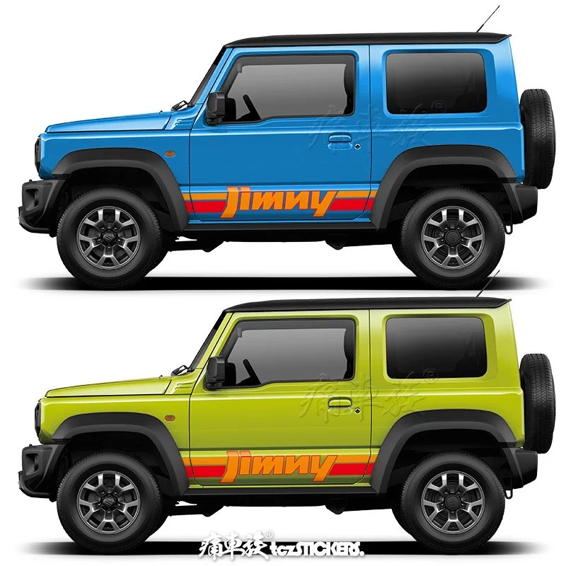 Newly customized car stickers FOR Suzuki Jimny 3-door body modification fashionable sporty Vinyl Decal accessories