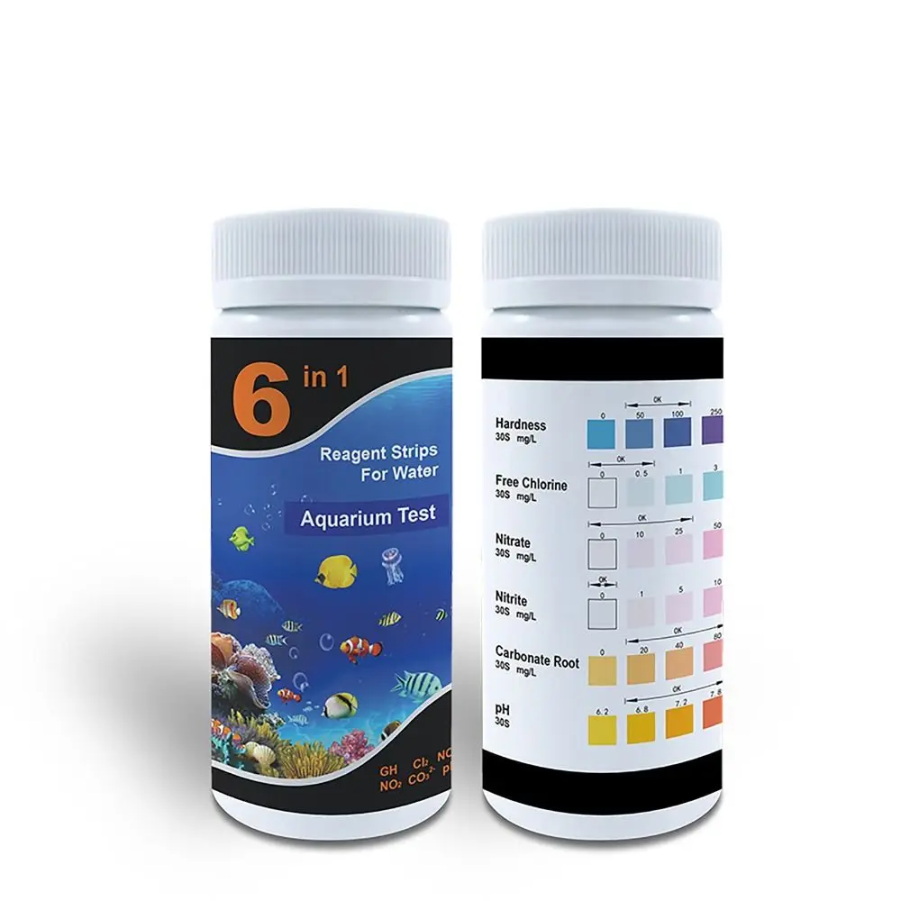 Immagine 6: Strisce Reattive 6 in 1 per Acquario, Test Multiuso Premium per la Qualità dell'Acqua, Pratiche e Professionali
