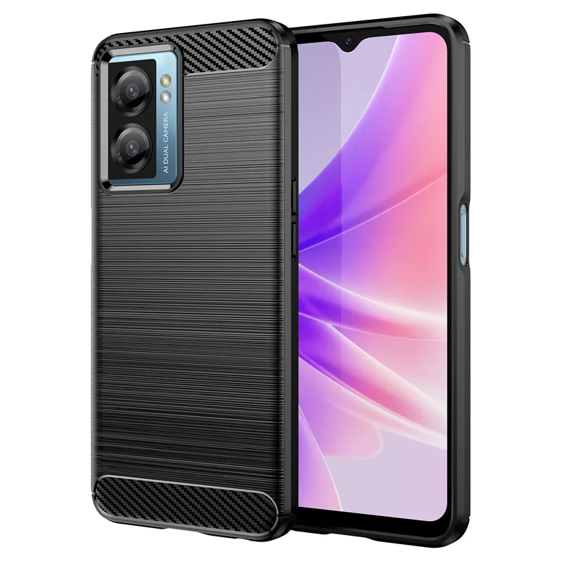 For Oppo A77 Case Oppo A57 A57S A36 A76 A96 A77 4G 5G Cover 6.56 Inch Shockproof Soft Silicone Protective Bumper For OPPO A77