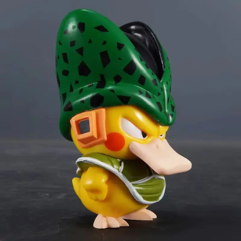 11cm/18cm gk psyduck anime figura pokemon cos célula kawaii interessante ornamento estátua criativa brinquedos bizarros modelo crianças presentes