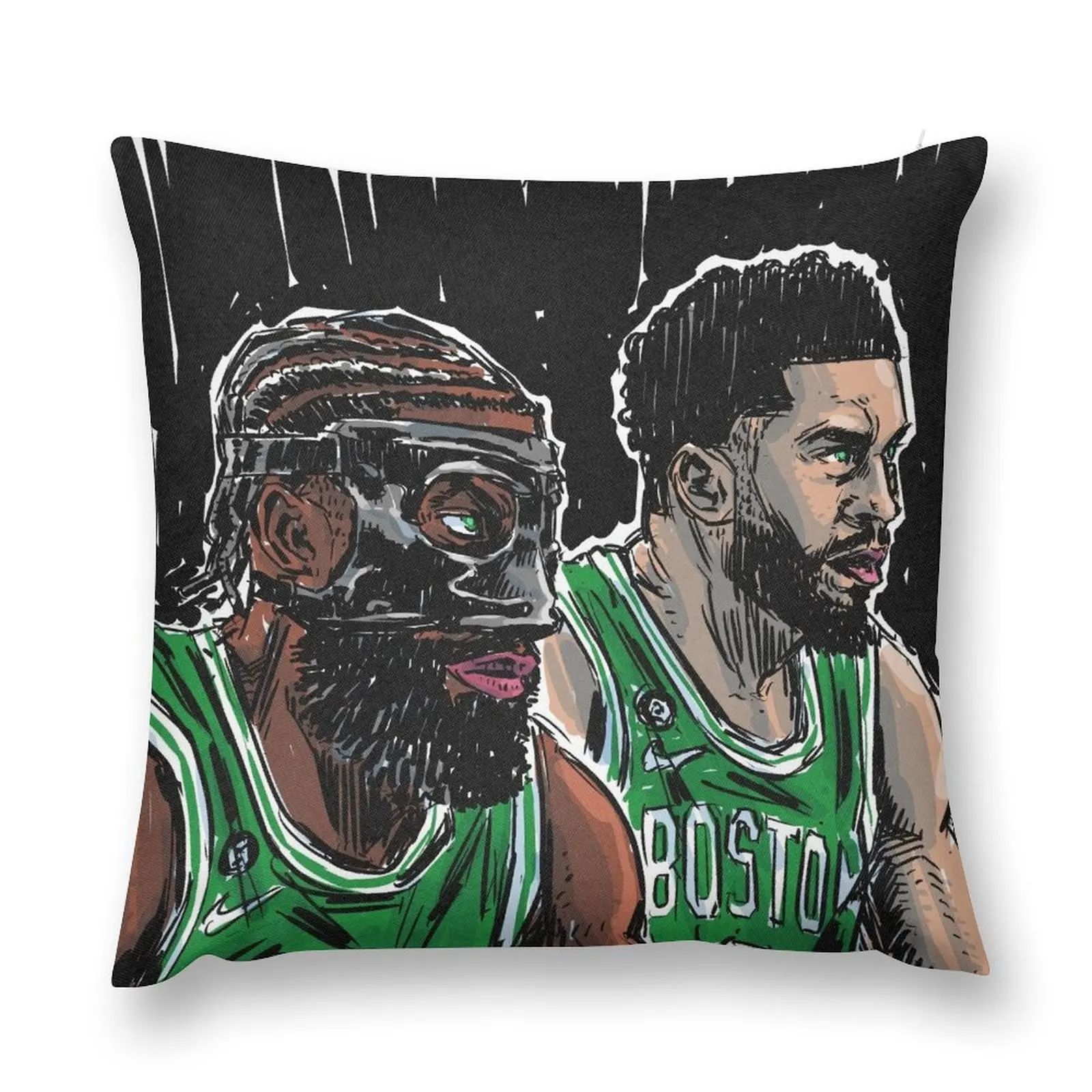 Dynamic Duo Throw Pillow Decorative pillow case Cushions For Decorative Sofa pillow