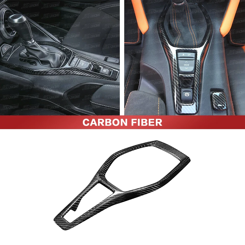 Carbon Fiber Center Console Cover For Chevrolet Camaro 2016-2020