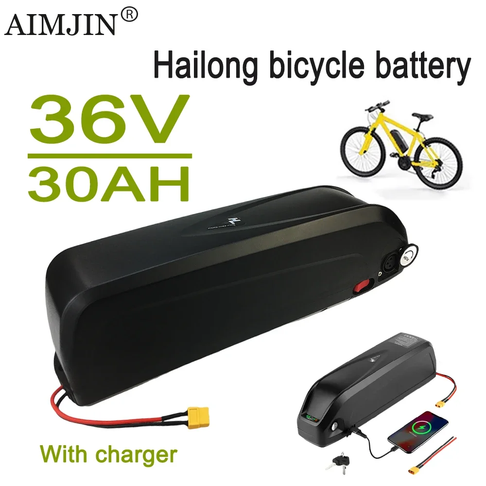 36V 30Ah For Hailong No. 1 High capacity newly upgraded BMS battery pack,Long lasting endurance，With charger