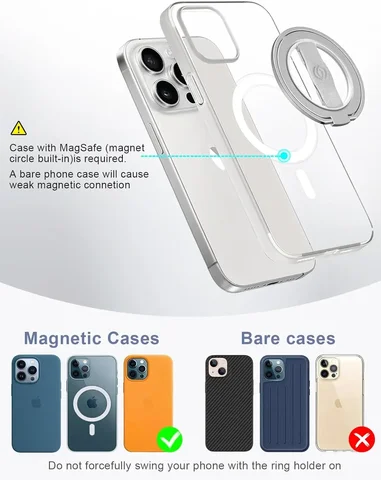 Магнитный держатель-кольцо EWA MagOne 3 для телефонов MagSafe — фото модели