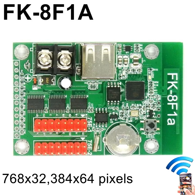FK-8Fn FK-8F1A FK-8F1 FK-8F3 FK-8F4 Full Color LED-display Asynchrone RGB-controller Wifi LED-controlekaart met Hub75-poort