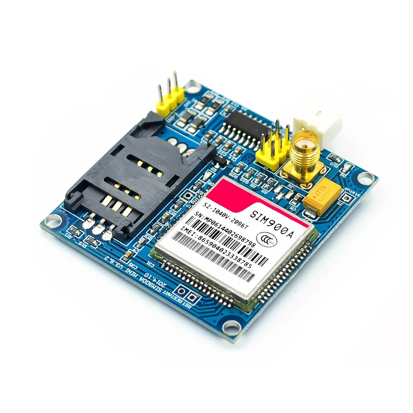 1PCS GSM module SIM900A V4.0 Kit Wireless Extension Module GSM GPRS Board Antenna Tested Worldwide Store