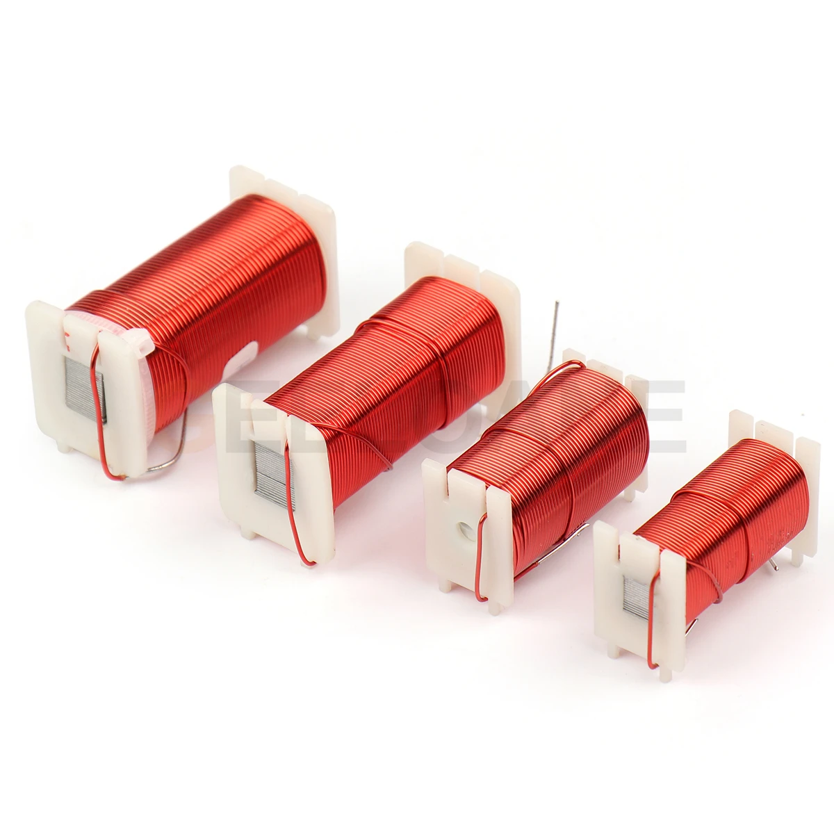 GEELOANE 0.8/1.0/1.5/1.6mm Ijzeren Kern 4N Zuurstofvrije Coppe Spoel Plaat Gevulde Koperen Spoel smoorspoelen Frequentieverdeler 0.2-8.0MH