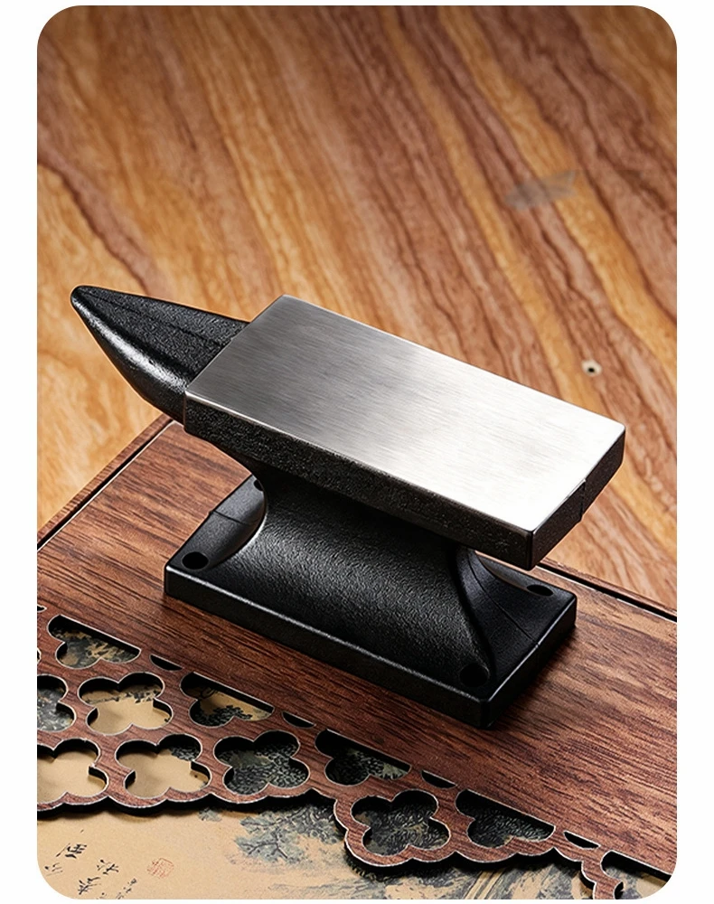 Mini-Einzelhorn-Werkbank, Werkbankblock, Gusseisen-Hobby-Werkbank, Metallumformwerkzeug, Schmiede-Set, Schmuck – Detail 5