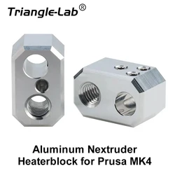 Bloque de aluminio C trianglelab Prusa MK4 Nextruder heaterblock para el montaje Hotend dedicado para impresoras que usan Nextruder