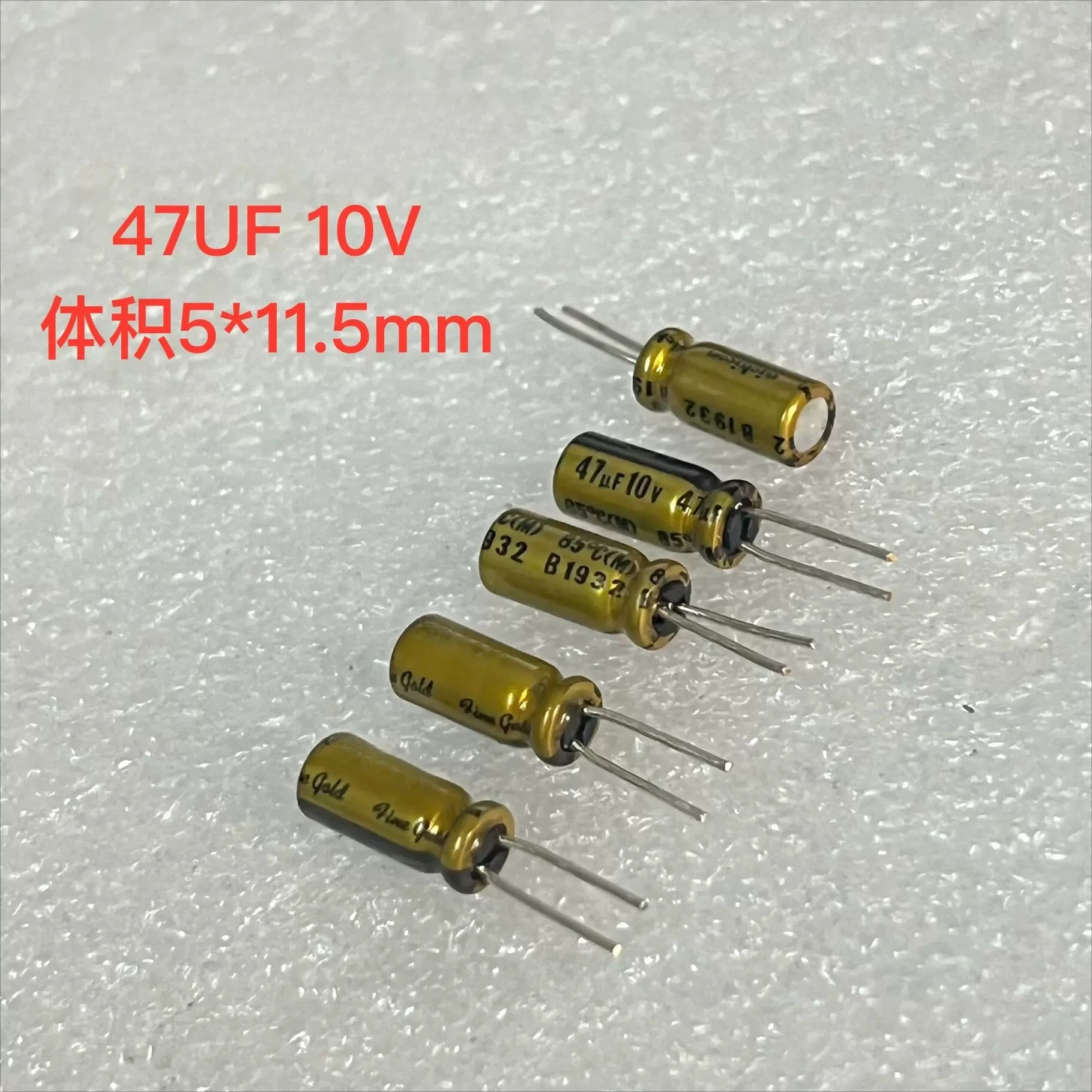 ニチコン製ファインゴールド47uf-10v-16v-25v-50v銅製オーディオコンデンサ100個