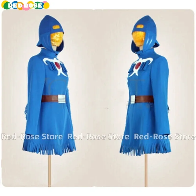 

LQNausicaa of the Valley of the Wind Naushika Blue Dress Cosplay Costume Full Set Halloween Costume Carnival Party Suit Christma