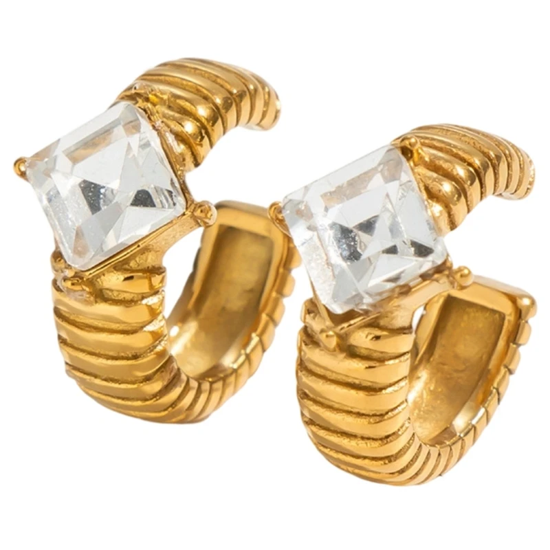 E1PE Minimalist Clip-On Ear Cuff Earrings Pair, No Piercing Outer Ear Accessory for Everyday Styling, Dates and Travel