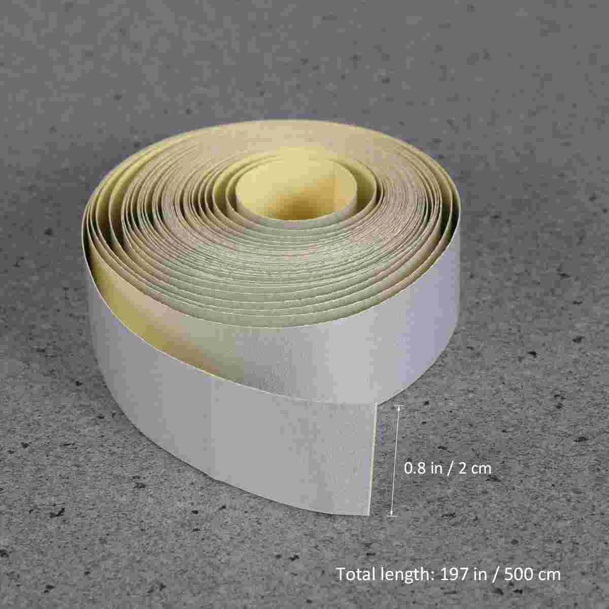 2cm x 5m Car Reflective Body Rim Stripe Sticker DIY Tape Self-Adhesive Sticker (Silvery White)