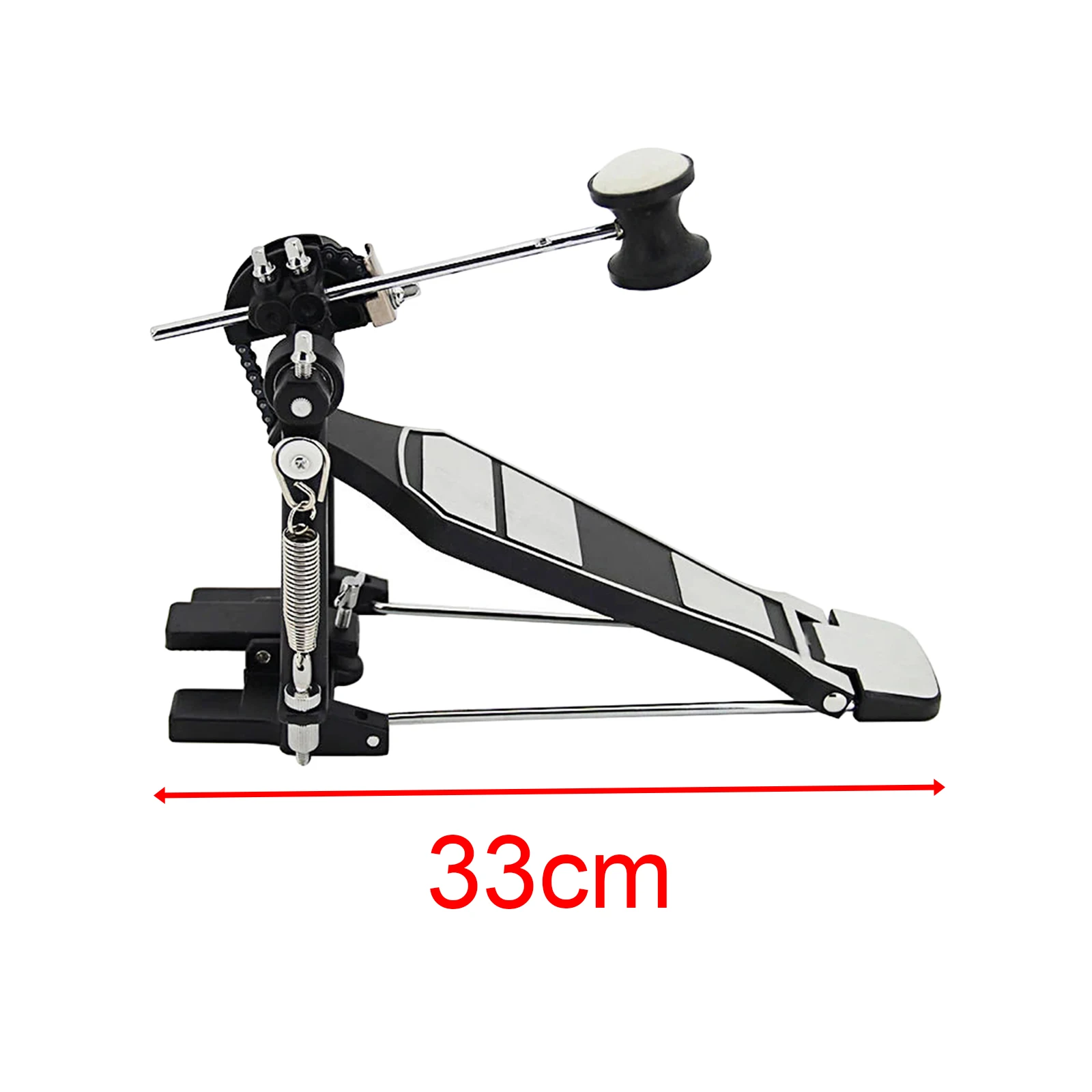 Bass Drum Pedal Easy to Install for Electronic Drums Professional Drum Step on Beater Drum Practice Pedal Percussion Hardware