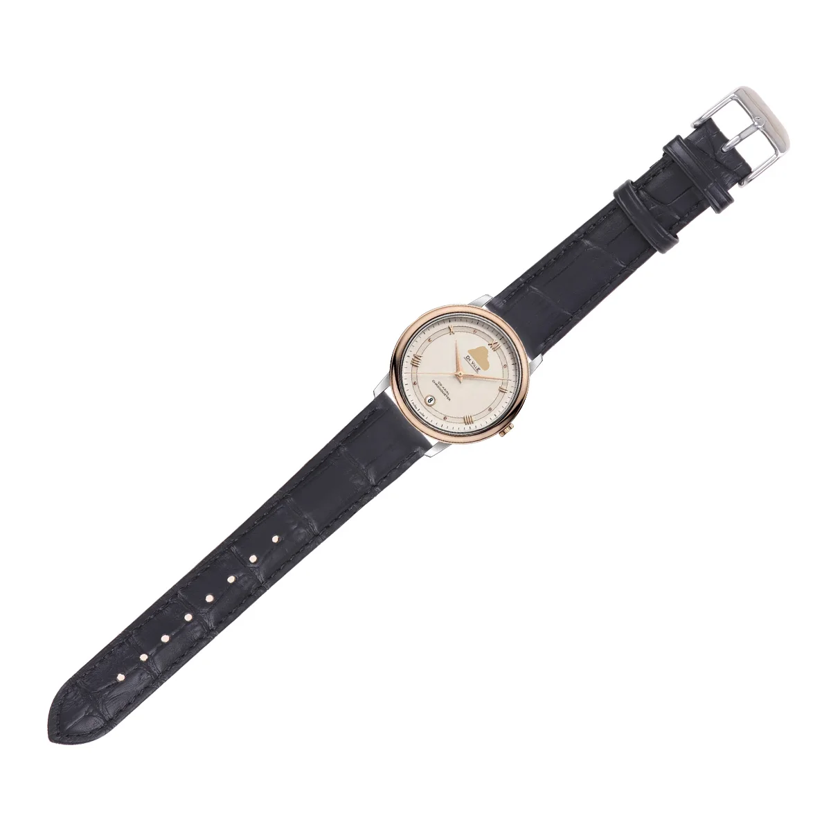 

Universal Alligator Watch Band Black Adjustable Replacement Strap Smart Bracelet Wristband for Birthday Wedding