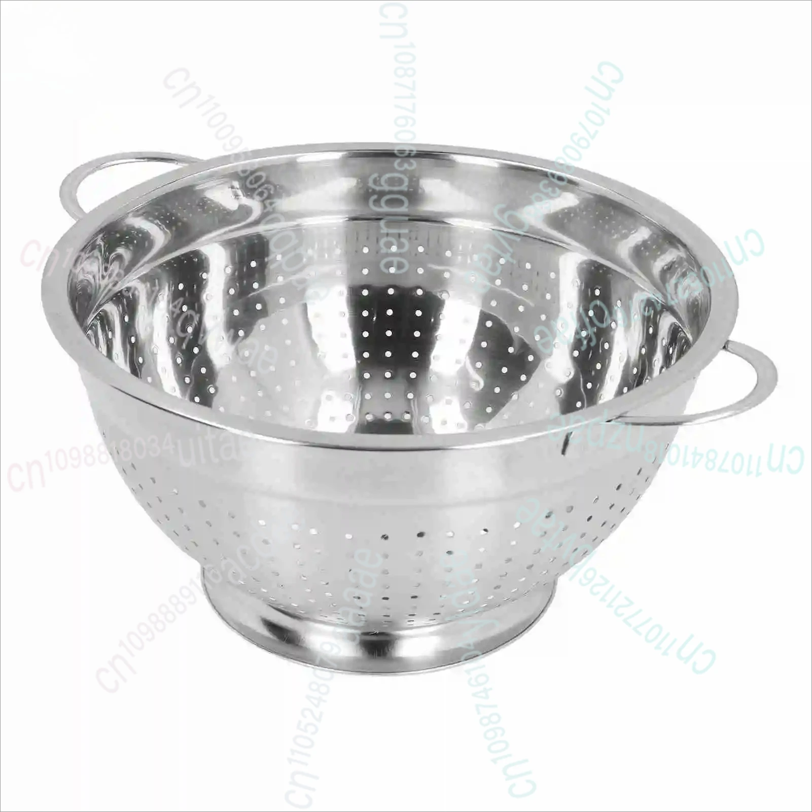

Kitchen Colander Bowl Multipurpose Large Capacity Stainless Steel Vegetable Fruit Strainer Washing Basket for Home