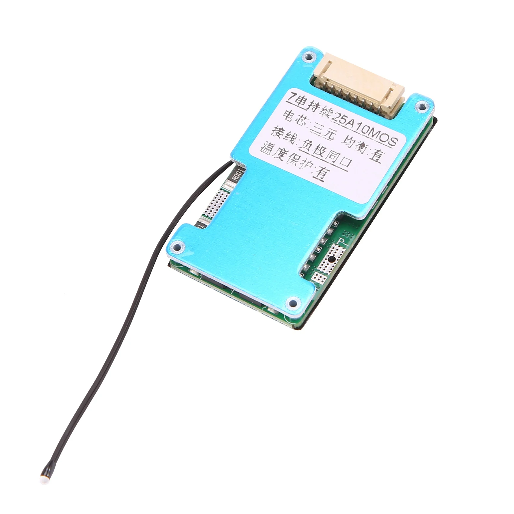 BMS 7S 24V Lithium Battery Protection Board 18650 Balancer BMS Power Bank Charging for Motorcycle Scooter(25A)