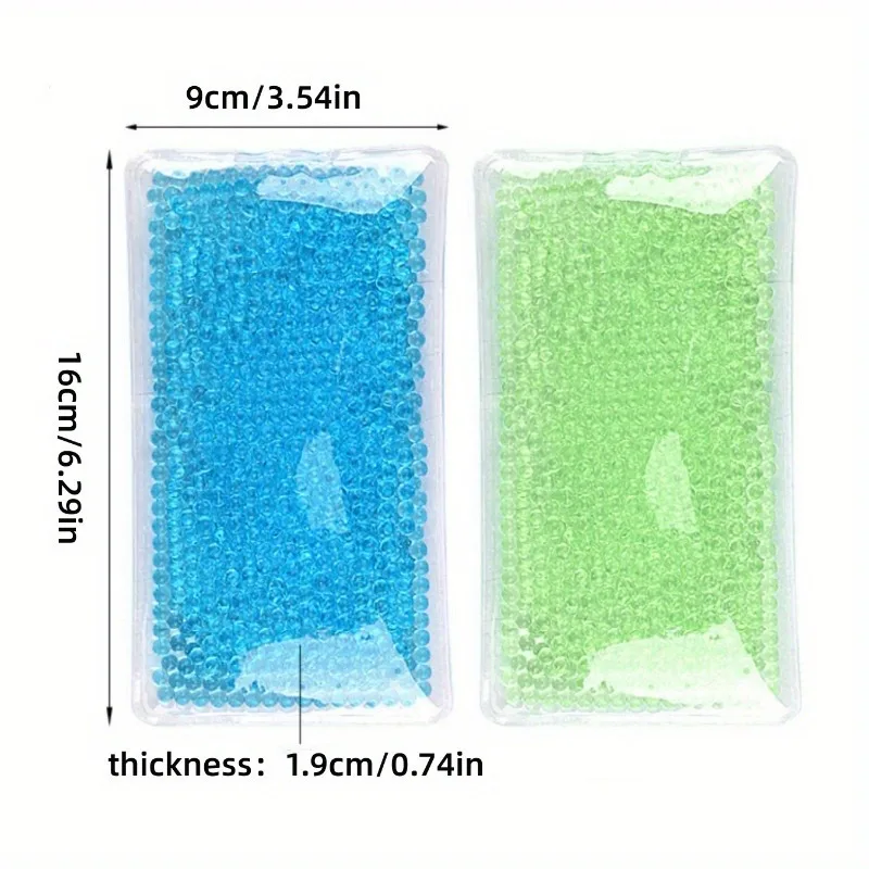 Impacco de gelo gel frio e quente multiuso reutilizável, inchaço dos olhos, usado para aliviar lesões e dor sistânicas,