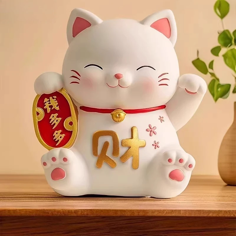 

Kids Gift Money Boxes Small Cat Acrylic Storage Family Decoration Clear Unique Piggy Bank Chinese Tirelire Room Decorations