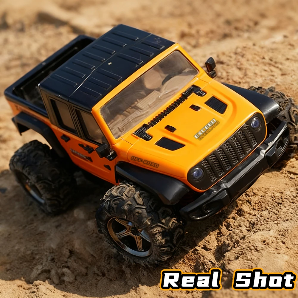 

1:20 Scale RC Wrangler 4WD High-Speed Off-Road Car 2.4G Waterproof with Flashing Lights Racing Toy Gifts for Kids C8819 with Box