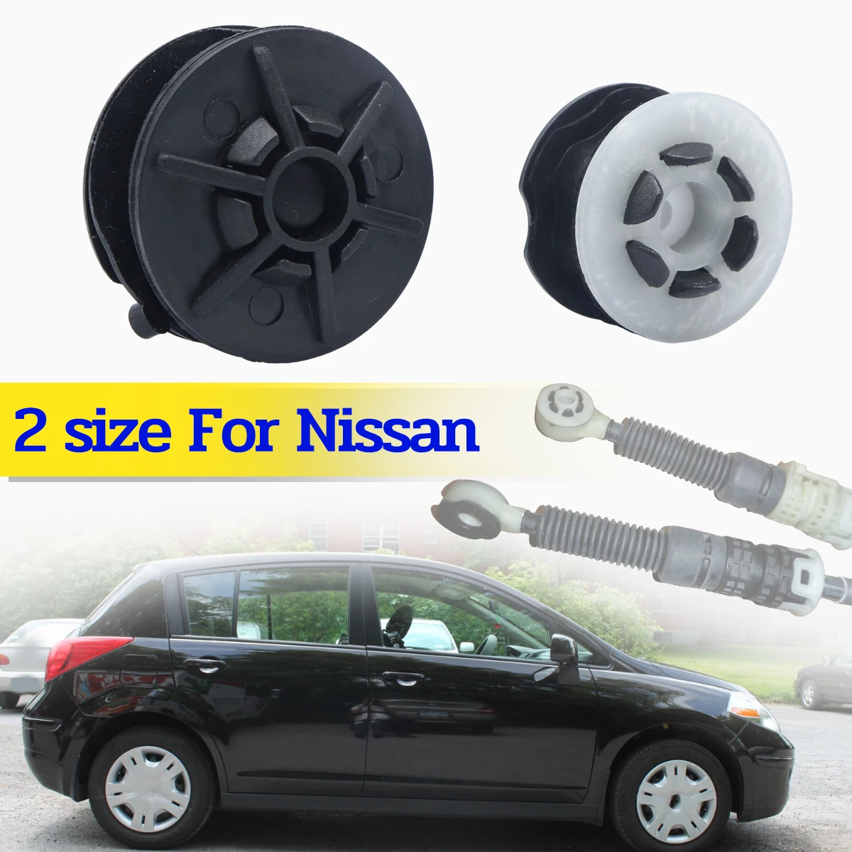 

Gear Shifter Lever Linkage Bushing Replace Cable End Rod for Nissan Almera N17 Latio Sunny Versa Manual Sleeve Repair Kit Parts