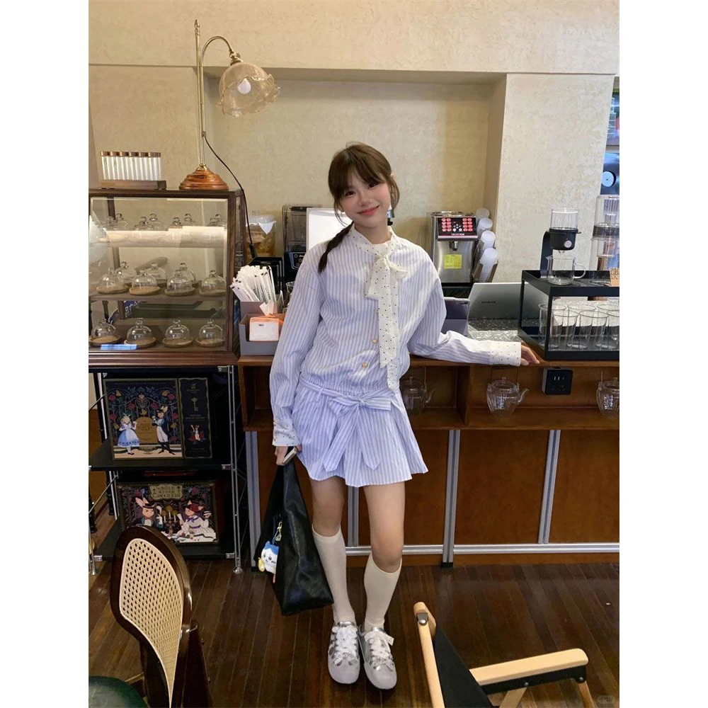 Koreanisches Süßes Schulstil-K – Korean Style A Line Shirt Dress Bewertung und Preis