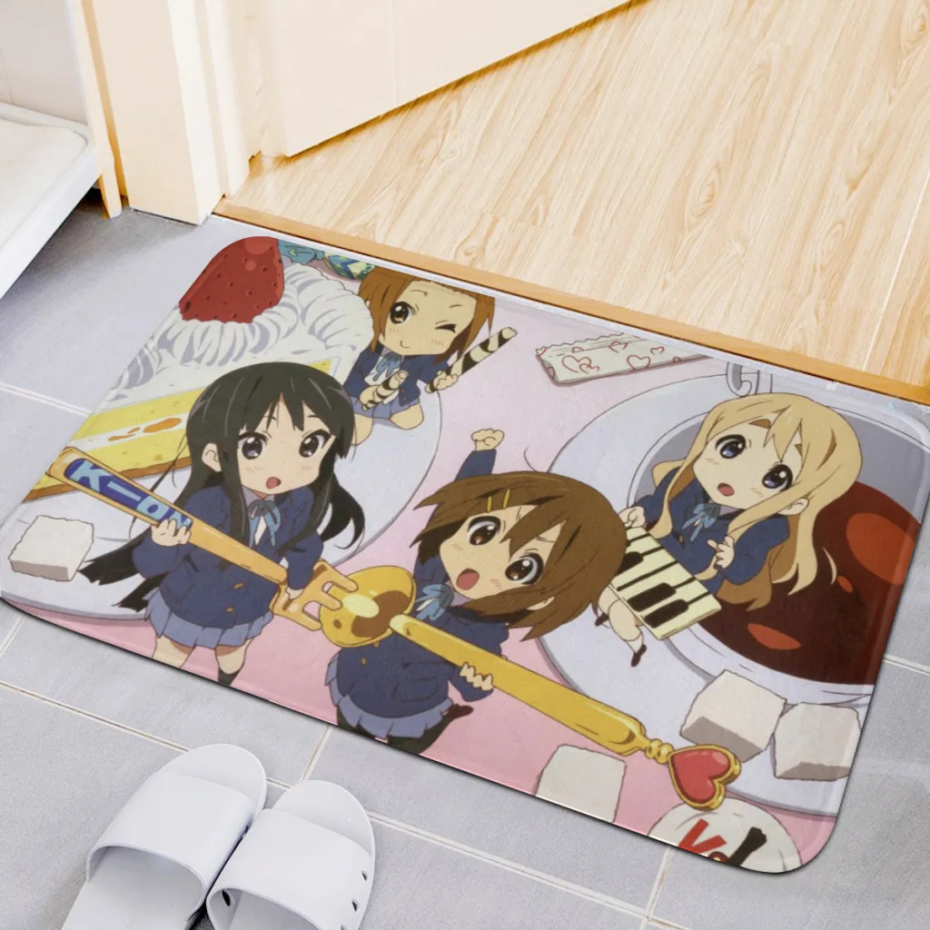 Home Carpet Rug Bathroom Japan Anime Kawaii New K ON! Mat Retro Multiple Choice Living Room Kitchen Non-Slip