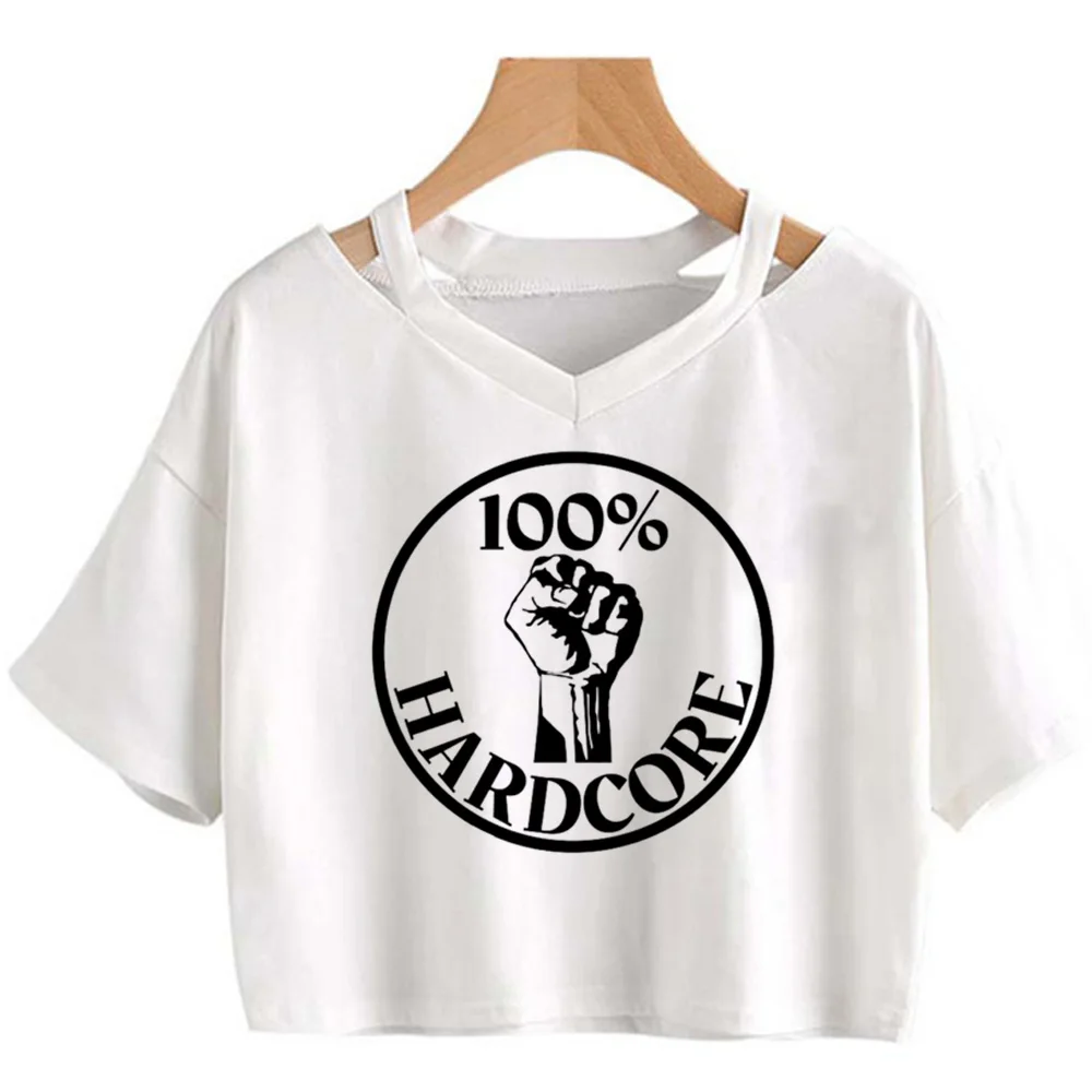 Hardcore top women streetwear t shirt girl designer clothing