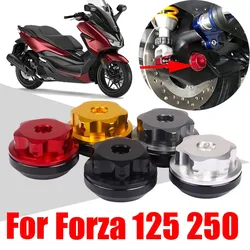For Honda Forza 125 250 Forza125 Forza250 NSS 125 Accessories Rear Axle Fork Cap Nut Cover Wheel Axle Slider Screw Decoration