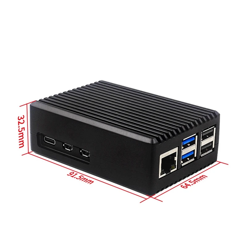 Boîtier de refroidissement passif en aluminium pour Raspberry Pi 5, dissipation thermique, remplacement de boîtier de protection