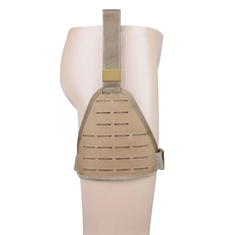 TACTIFANS Laser Cutting Molle Drop Leg Platform Panel High Ride Hook-and-loop Belt Strap Padded Interior Mesh
