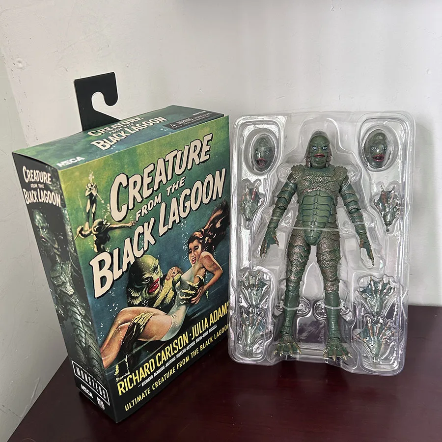 Original NECA Creature from the Black Lagoon Action Figure Horror Film Model Toys Collection Movable Toys Model Room Decoration