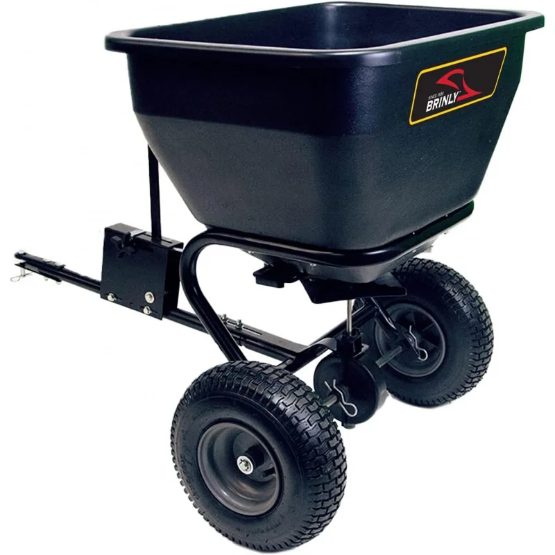 BS36BH-A Tow Behind Broadcast Spreader with Universal Hitch, 175 lb., Matte Black