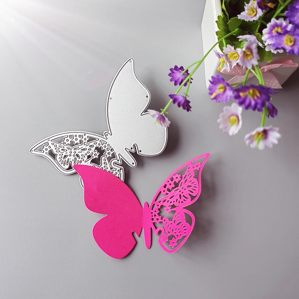 Exquisite Cup Mouth Butterfly die-cutting dies scrapbook decoration embossed photo album decoration card making DIY crafts