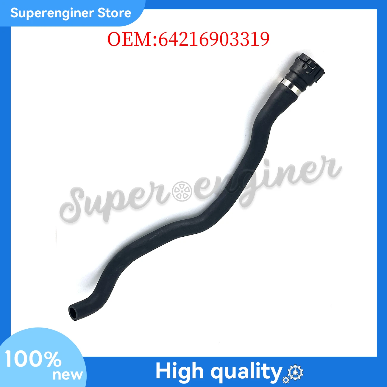 64216903319 Top Radiator Cooling Hose for BMW E46 316i 318i 316Ci 318Ci 136ti