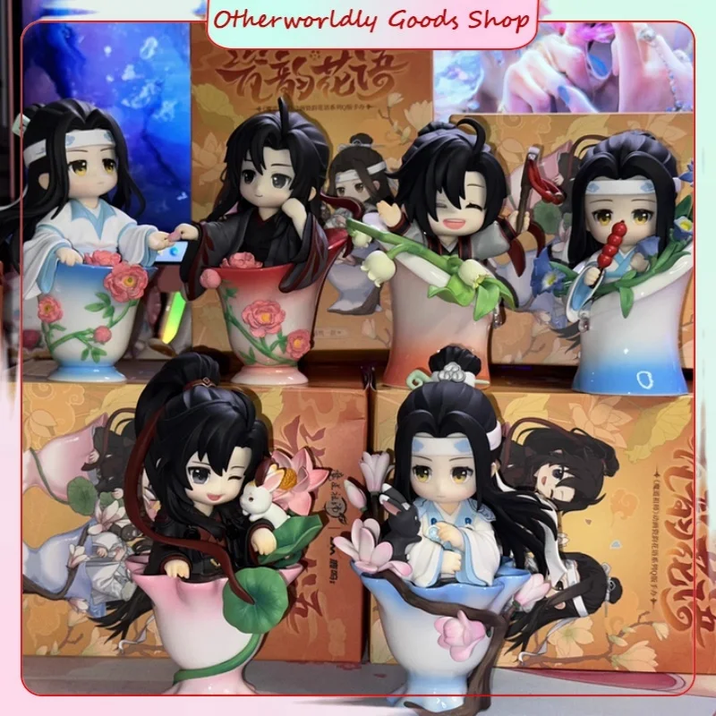 

In Stock Original The Founder Of Diabolism Blind Box Anime Figure Mystery Box Rhymes Of Porcelain And Language Of Flowers Toys