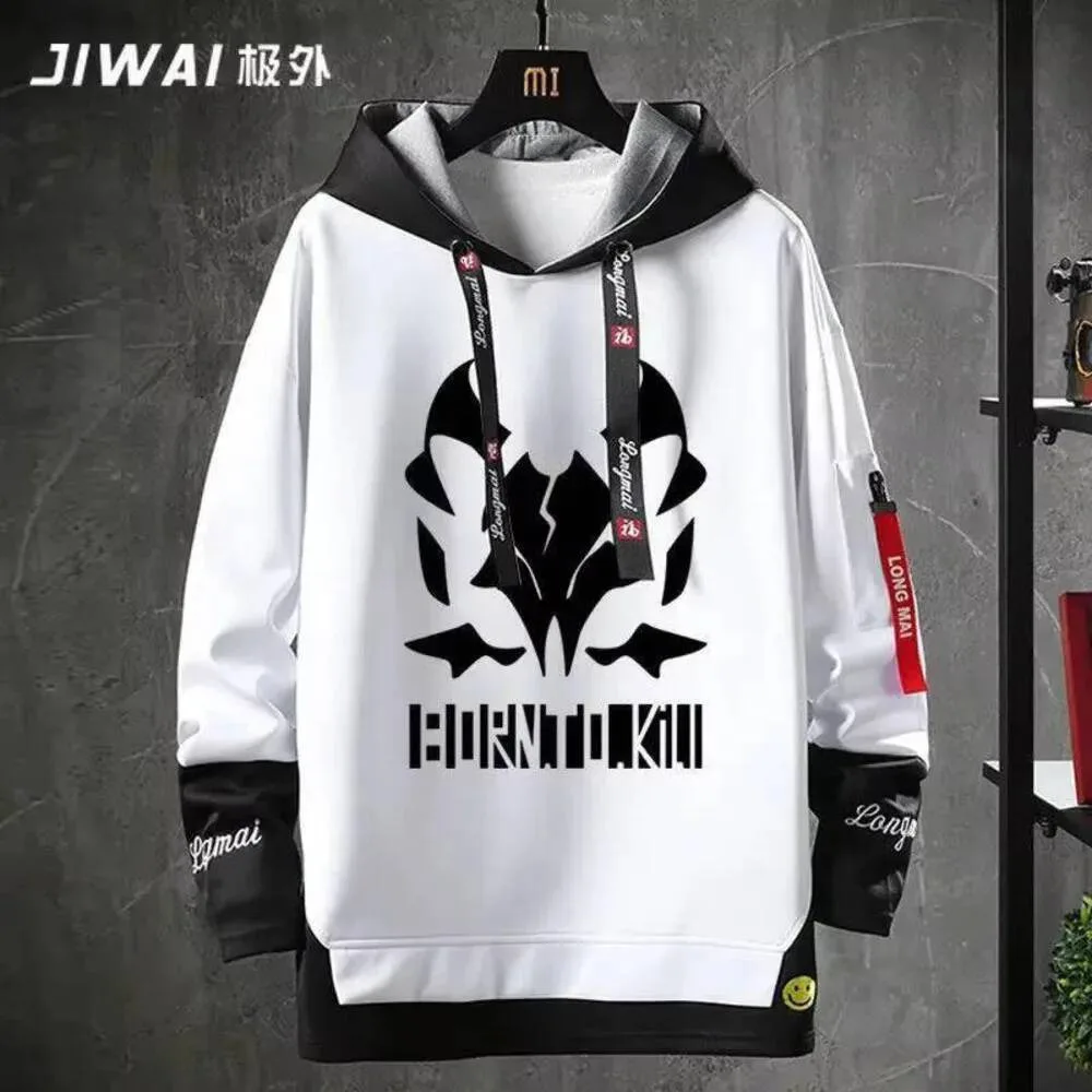 

Anime Blue Archive Onikata Kayoko Casual Print Loose Hoodies Spring Long Sleeve Hooded Sweatshirt Gifts Girls