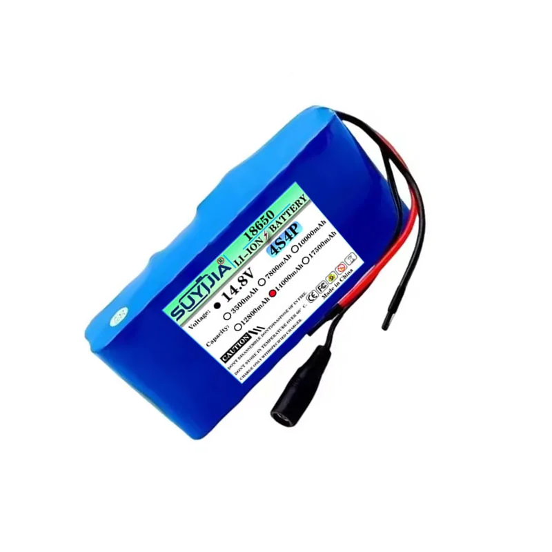 14.8V 14000mAh 18650 Lithium Battery 4S4P 16.8V LED Night Fishing Light Heater Mining Lamp Amplifier view 2