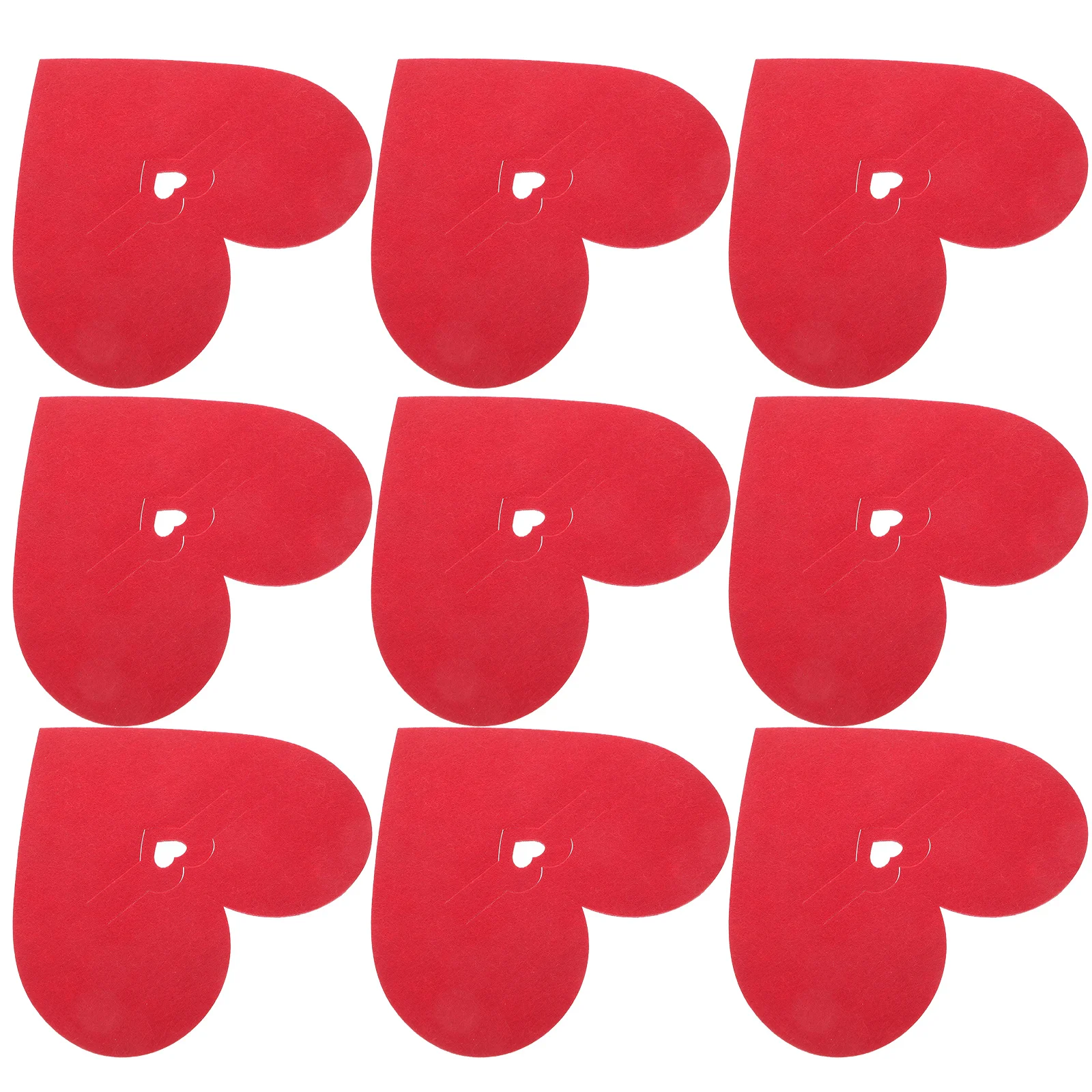 ถุงใส่ช้อนส้อมรูปหัวใจวาเลนไทน์ 12 ชิ้น ที่ใส่อุปกรณ์รับประทานอาหารสุดโรแมนติก สำหรับจัดเก็บอุปกรณ์บนโต๊ะอาหารในงานปาร์ตี้