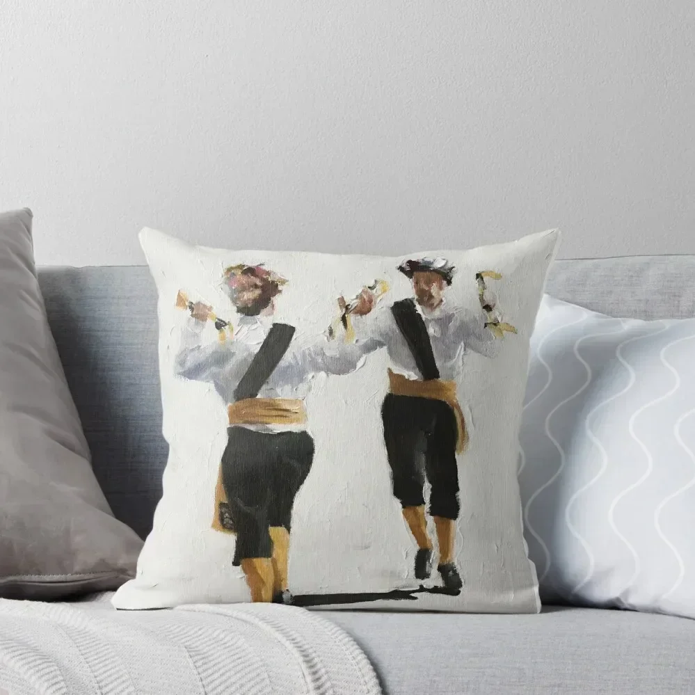 

Morris Dancers Throw Pillow christmas cushions covers bed pillows pillows decor home Sofa Pillow Cover pillow