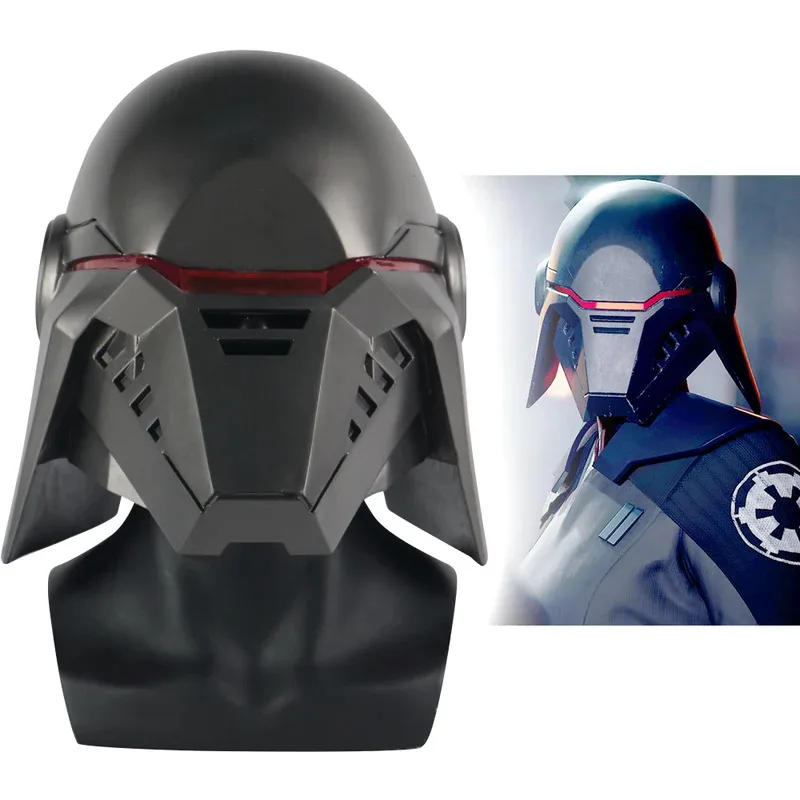 

Helmet Mask Jesuit Fallen Order Second Sister Judge Helmet Mask Hard PVC, suitable for Halloween and Christmas parties